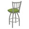 Holland Bar Stool Co 30" Swivel Bar Stool, Nickel Finish, Canter Kiwi Green Seat 81030AN009 - alternate 3